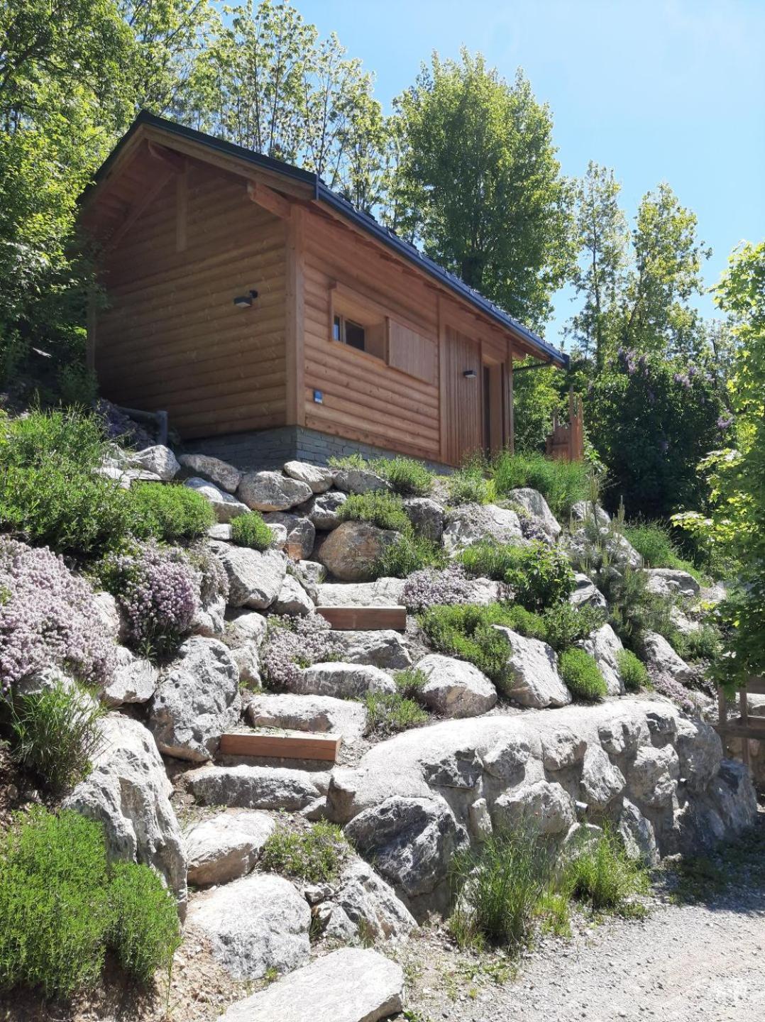 Petit Chalet Neuf Independant 2 Pers "La Cabane De Jean " Briançon Exterior foto